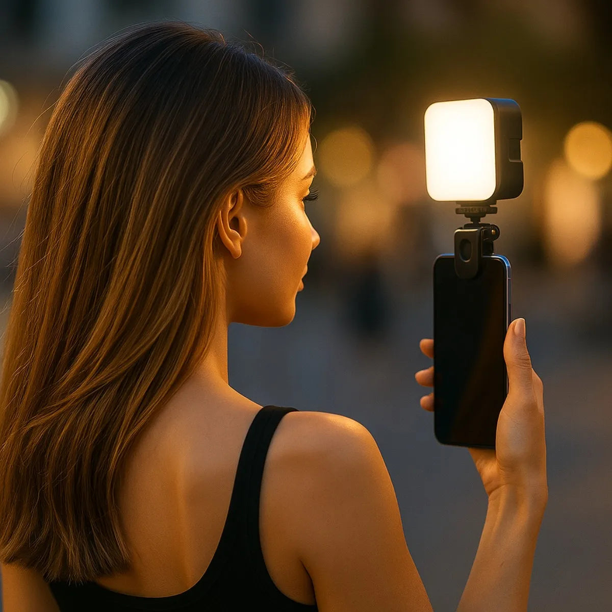 Mini ring light pour téléphone